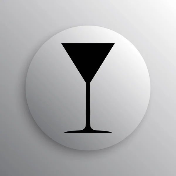 Martini glas icoon — Stockfoto