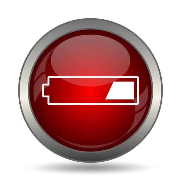 1 third charged battery icon — Stock Photo, Image