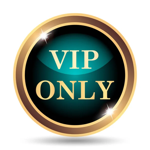 Vip Only Icon Internet Button White Background — Stock Photo, Image