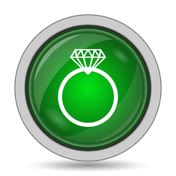 Diamond ring icon — Stock Photo, Image