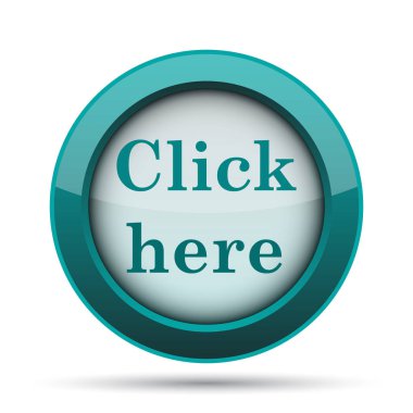 Burada simgesini tıklatın. Beyaz arka plan üzerinde Internet düğmesi