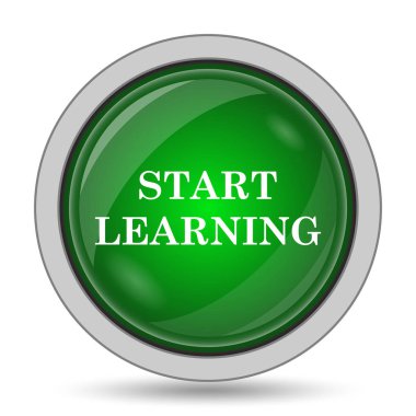 Başlat simgesi bilgi edinin. Beyaz arka plan üzerinde Internet düğmesi