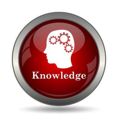 Bilgi simgesi. Beyaz arka plan üzerinde Internet düğmesi