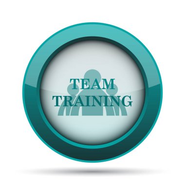 Takım eğitim simgesi. Beyaz arka plan üzerinde Internet düğmesi