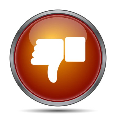 Başparmak simgesi. Beyaz arka plan üzerinde Internet düğmesi