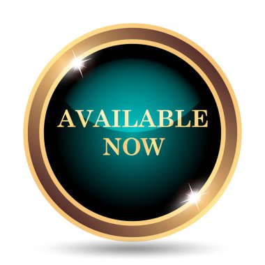 Kullanılabilir Şimdi simgesi. Beyaz arka plan üzerinde Internet düğmesi