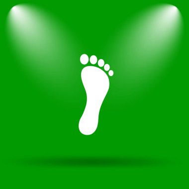 ayak yazdırma simgesi