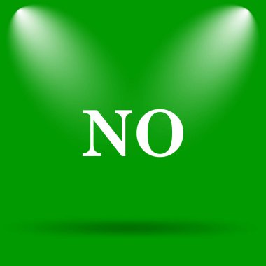 Herhangi bir simge. Yeşil renkli butona Internet