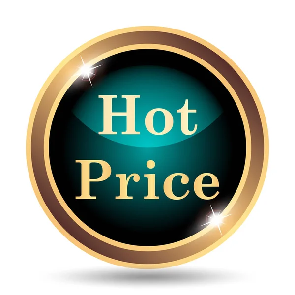 Hot price icon. Internet button on white background