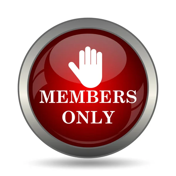 Members only icon — Stock Photo, Image