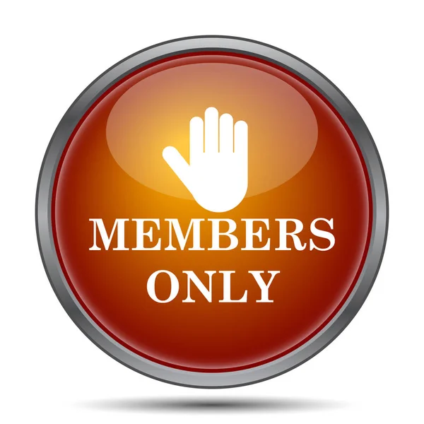 Members only icon — Stock Photo, Image