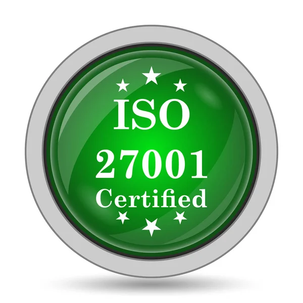 Icona ISO 27001 — Foto Stock