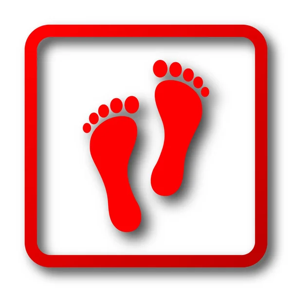 Foot print icon — Stock Photo, Image