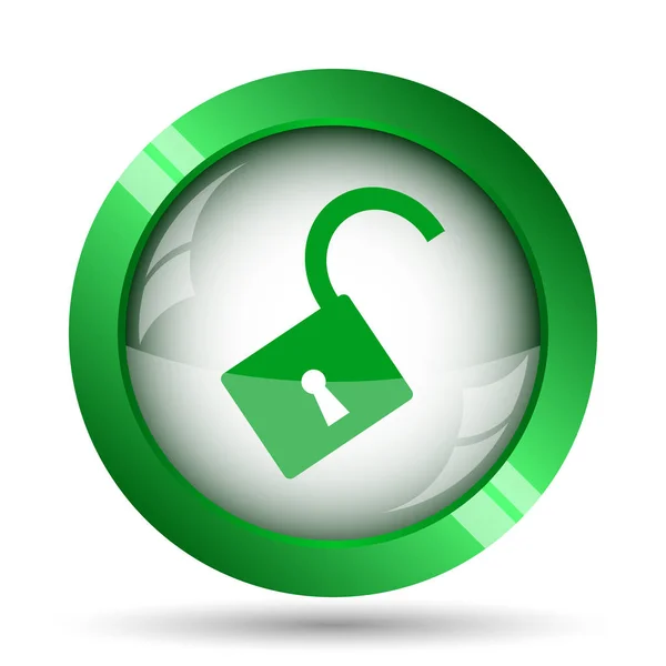 Open lock icon — Stock Photo, Image
