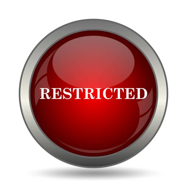 Restricted icon — Stock Photo, Image