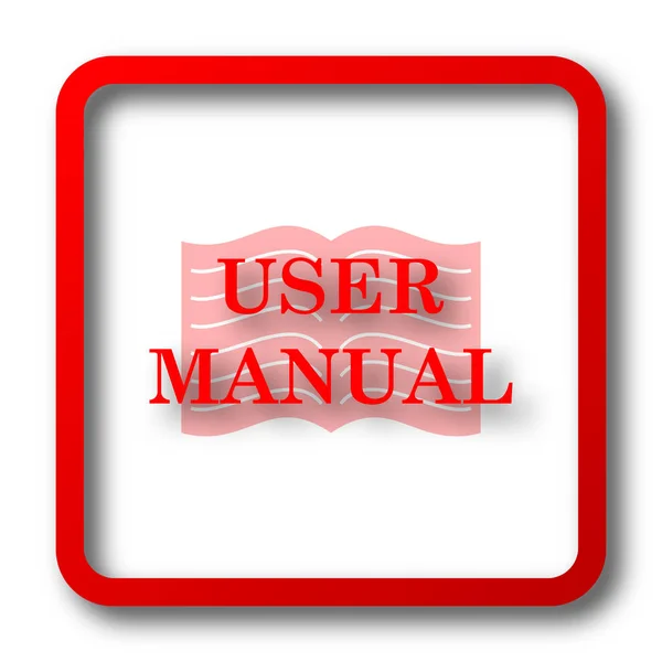 User manual icon — Stock Photo, Image