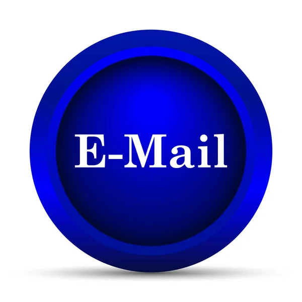 Mail Icon Internet Button White Background — Stock Photo, Image