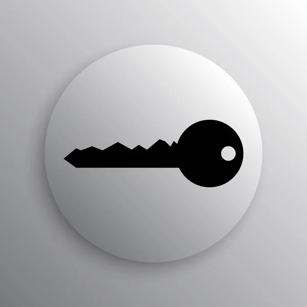 Εικονίδιο Κλειδιού Κουμπί Internet Άσπρο Φόντο — Φωτογραφία Αρχείου