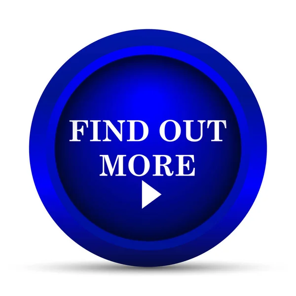 Find Out More Icon Internet Button White Background — Stock Photo, Image