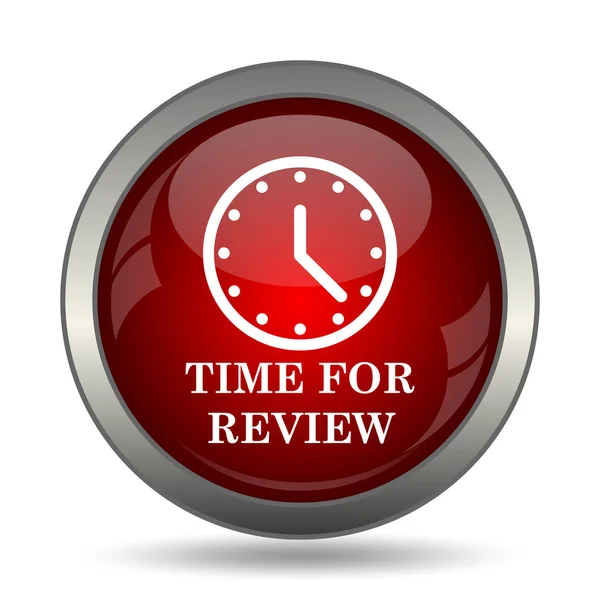 Time for review icon — Stock Photo, Image