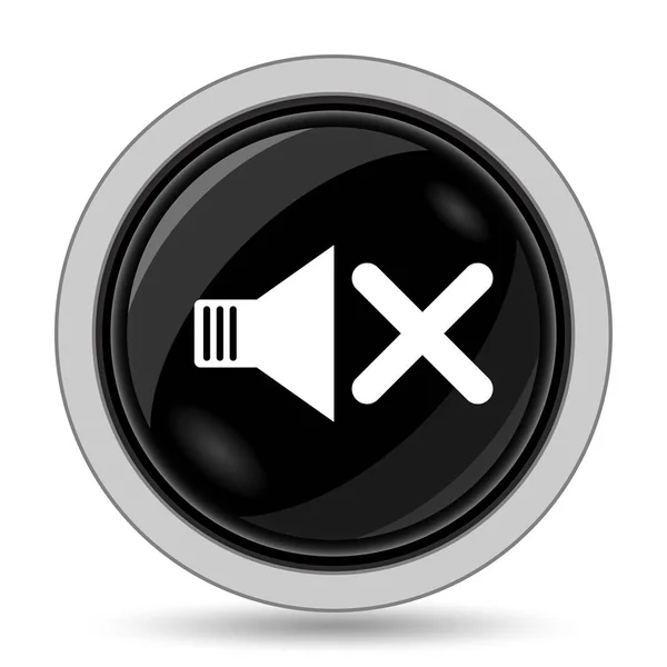 Sound Icon Internet Button White Background — Stock Photo, Image