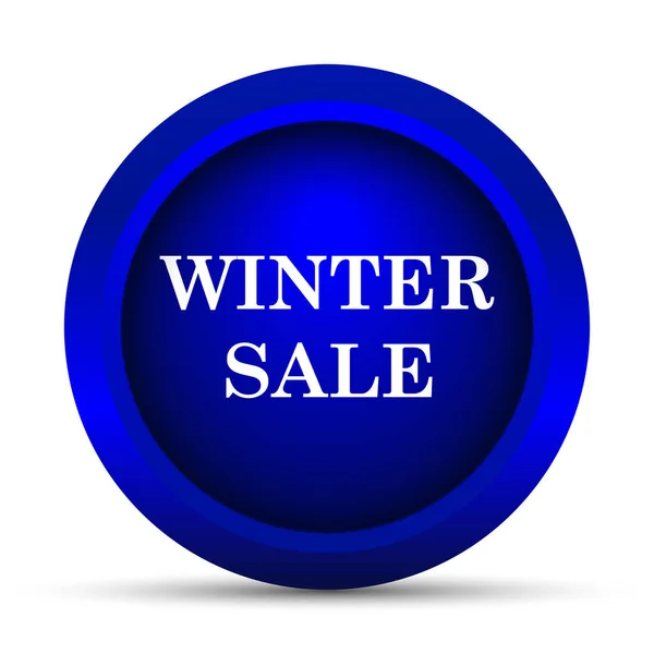 Ikona sprzedaży zimą — Zdjęcie stockowe
