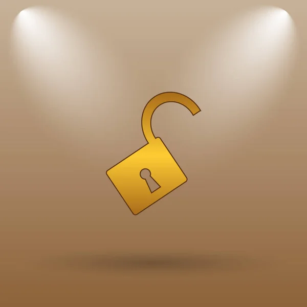 Öppna lås-ikonen — Stockfoto