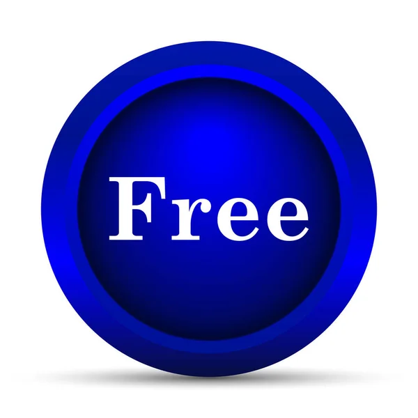 Free Icon Internet Button White Background — Stock Photo, Image