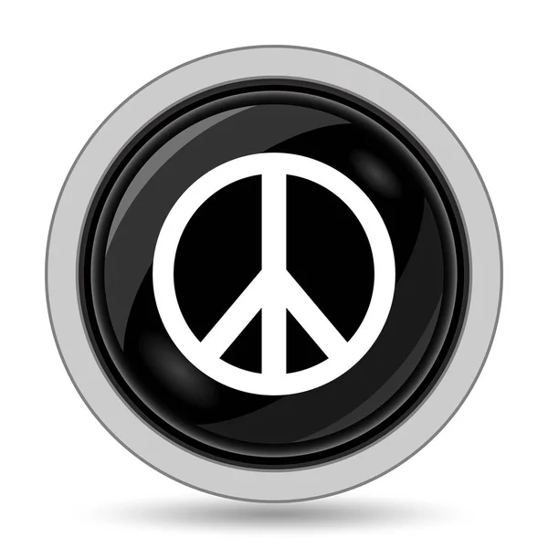 Peace Icon Internet Button White Background — Stock Photo, Image