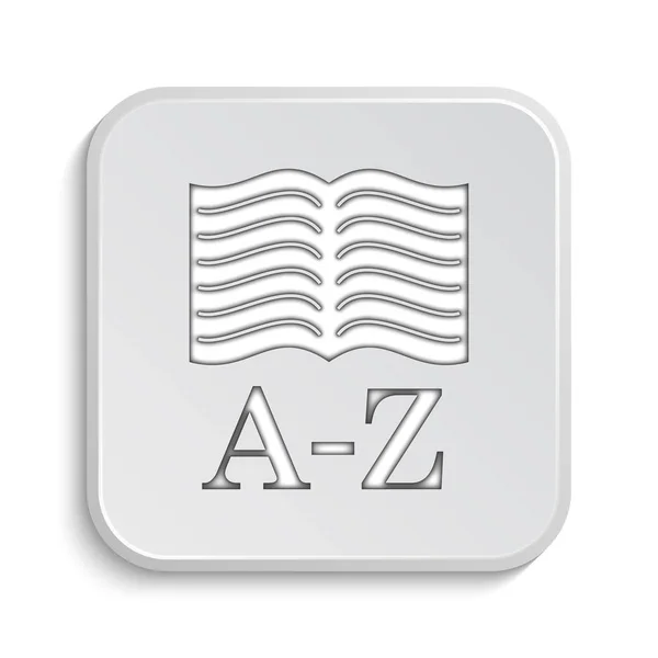 A-Z book icon — Stock Photo, Image