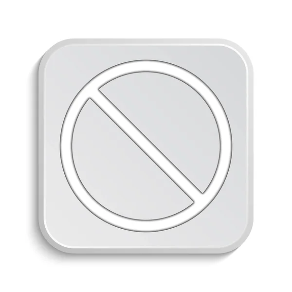 Tiltott ikon — Stock Fotó