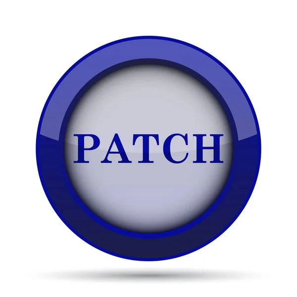 パッチのアイコン 白い背景の上のインター ネット ボタン — ストック写真