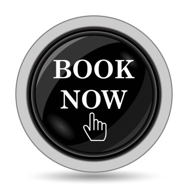 Kitap şimdi simgesi. Beyaz arka plan üzerinde Internet düğmesi