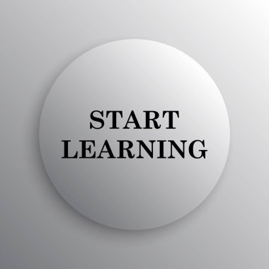 Başlat simgesi bilgi edinin. Beyaz arka plan üzerinde Internet düğmesi