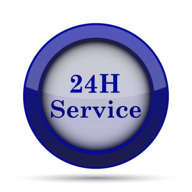 24 saat hizmet simgesi