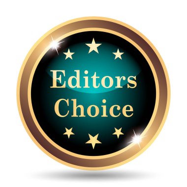 Editörler seçim simgesi. Beyaz arka plan üzerinde Internet düğmesi