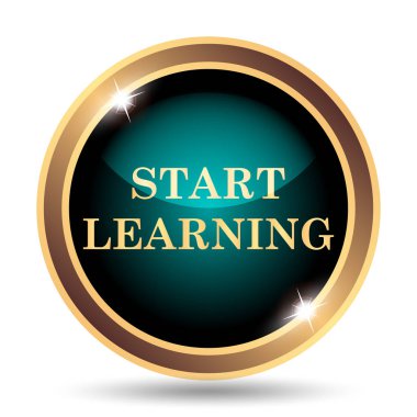 Başlat simgesi bilgi edinin. Beyaz arka plan üzerinde Internet düğmesi