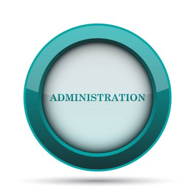 Yönetim simgesi. Beyaz arka plan üzerinde Internet düğmesi