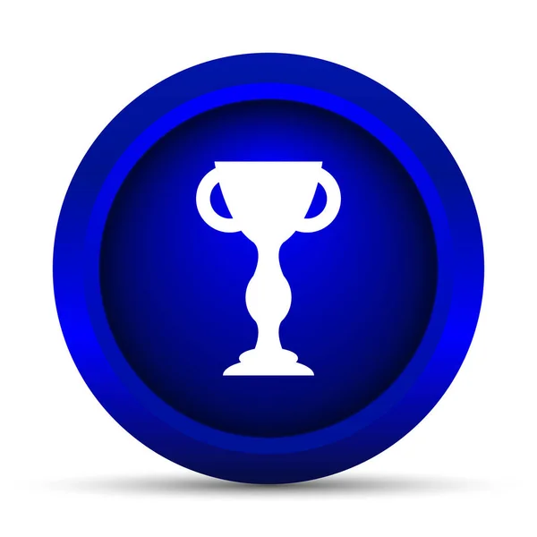 Переможцям Кубку Значок Інтернет Кнопки Білому Тлі — стокове фото