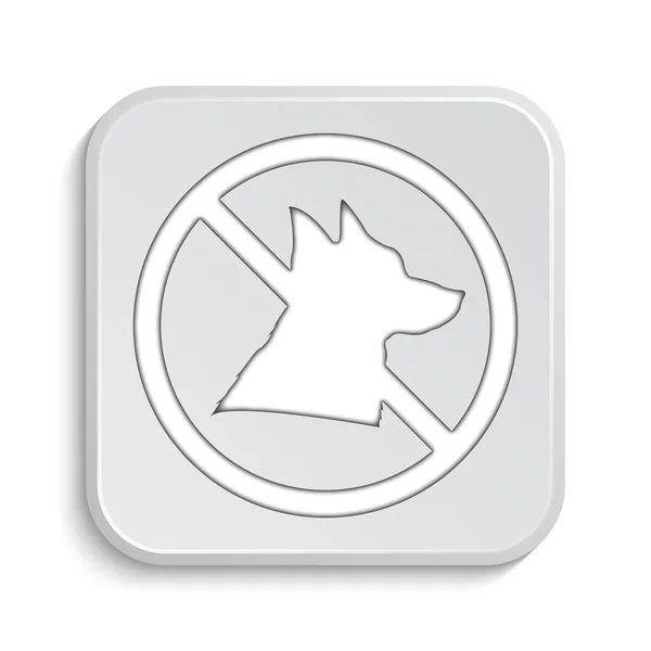 Forbidden dogs icon — Stock Photo, Image