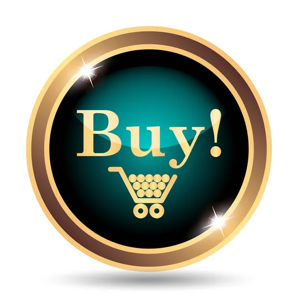 Buy icon. Internet button on white background