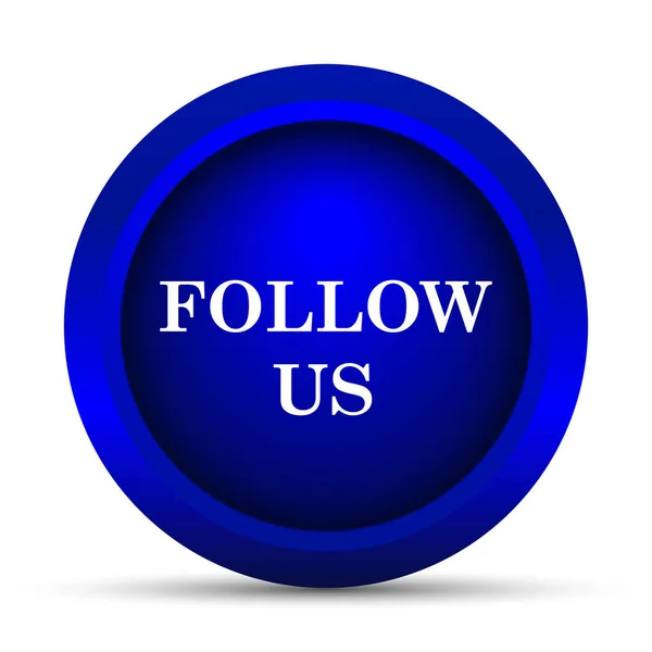 Follow Icon Internet Button White Background — Stock Photo, Image