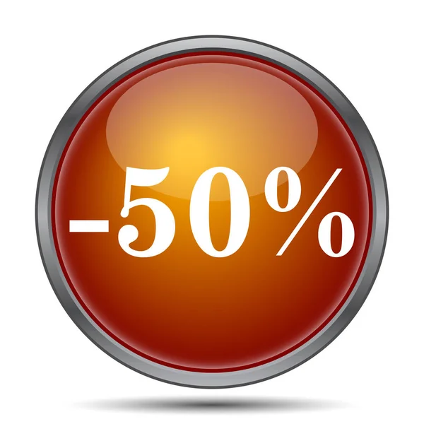 50 percent discount icon — Stock Photo, Image