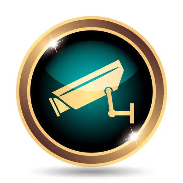 Surveillance Camera Icon Internet Button White Background — Stock Photo, Image