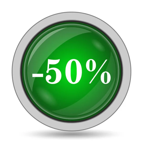 50 percent discount icon — Stock Photo, Image