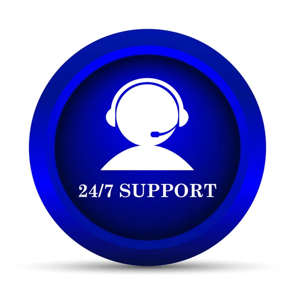 24-7 icona di supporto — Foto Stock