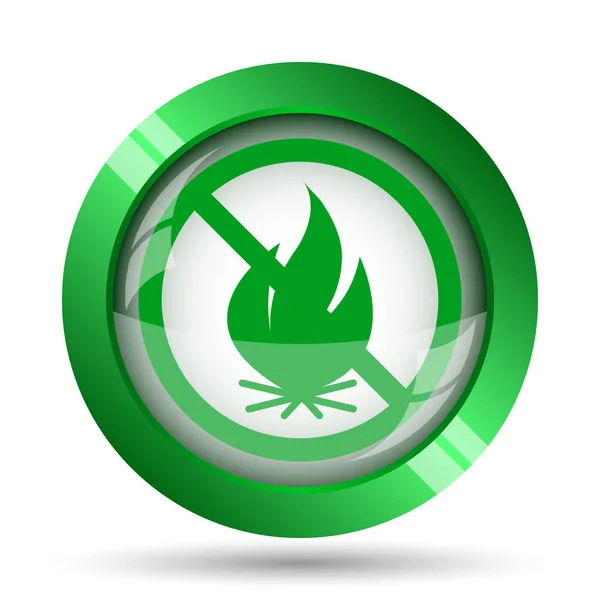 Fire forbidden icon — Stock Photo, Image