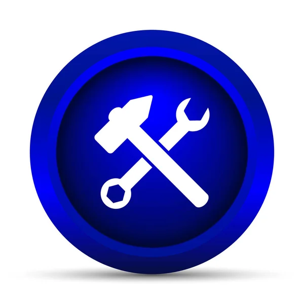 Tools Icon Internet Button White Background — Stock Photo, Image