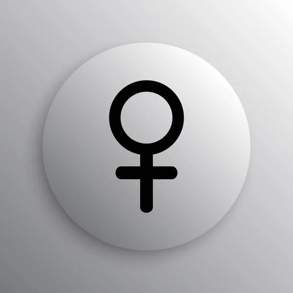 Icono de signo femenino — Foto de Stock