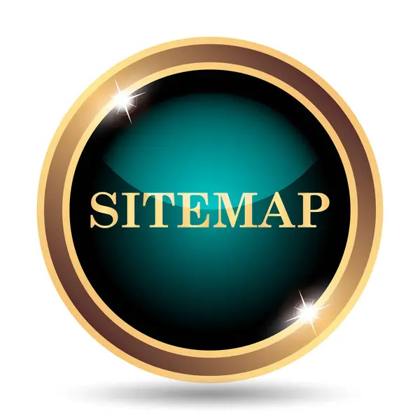 Sitemap Icon Internet Button White Background — Stock Photo, Image